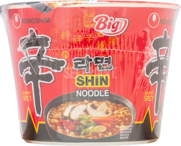 נונגשים ראמאן-נודלס שין חריף בקערה 114ג