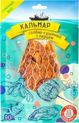 רצועות קלמרי מיובש ומומלח עם פלפל צילי