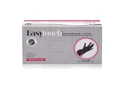 כפפות ניטרו V שחורות אלסטיות S ללא אבק