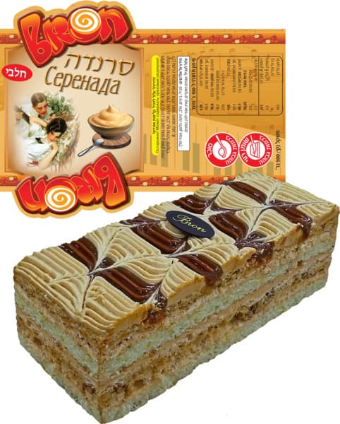 עוגת סרנדה ריבת חלב