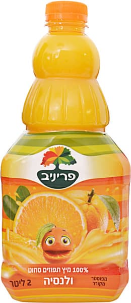 מיץ תפוזים ולנסיה 2ל
