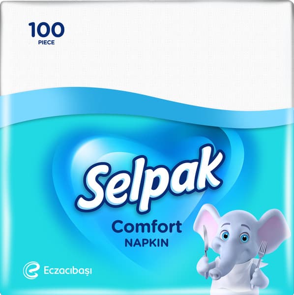סלפאק - קומפורט מפיות חד שכבתיות 100 יח'