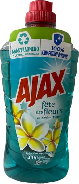 אג'קס נוזל לניקוי ריצפות פרחי לגונה 1 ליטר