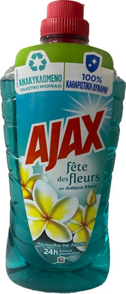 אג'קס נוזל לניקוי ריצפות פרחי לגונה 1 ליטר