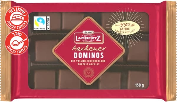 דובשניות דומינו ש.חלב 150 גרם