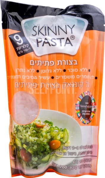 איטריות קונגאק ללא גלוטן 270 גרם skinny