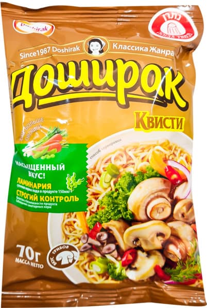 תבשיל אטריות פטריות 70 ג DOSHIRAK QUISTY