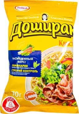 תבשיל אטריות בייקון 70 ג DOSHIRAK QUISTY