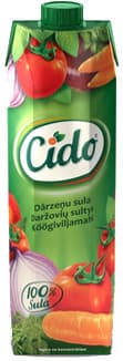 מיץ ירקות  100% 1 ליטר CIDO RIGA