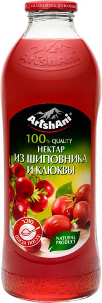 נקטר וורד בר וחמוציות  1 ליטר ארטשני