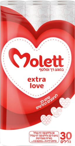 נייר טואלט מולט 30 ג