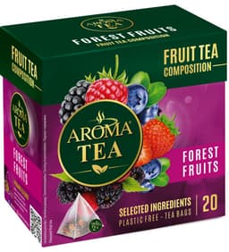 חליטת תה ארומה פירות יער 20 שקיות 40 גר