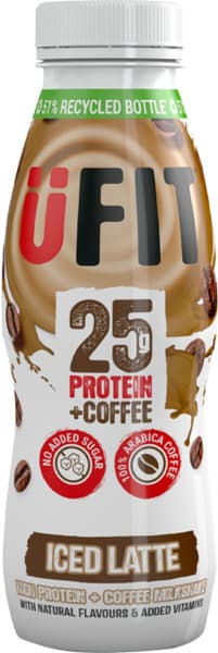 UFIT - משקה חלבון בטעם אייס קפה 330 מ"ל