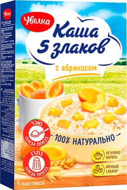 פתיתי 5 דגנים עם משמש 200 גרם