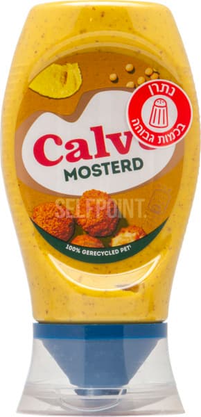 רוטב חרדל לחיץ קאלווה 250 מ"ל