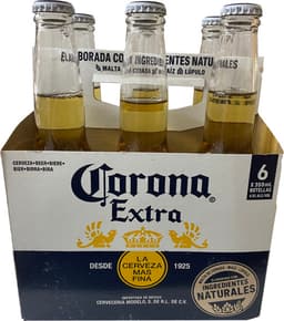 שישיית בירה קורונה אקסטרה 355 מ"ל בקבוק