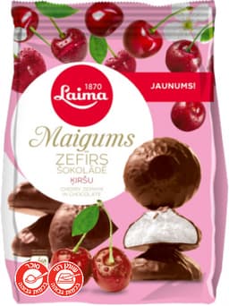 מרשמלו דובדבן בציפוי שוקולד 200 גMAIGUMS