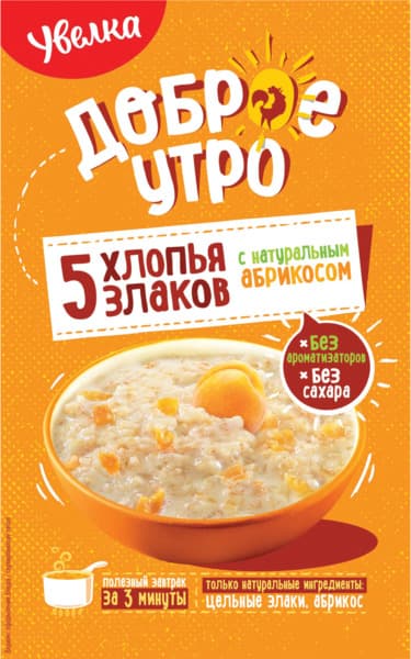 פתיתי 5 דגנים עם משמש 240 גרם