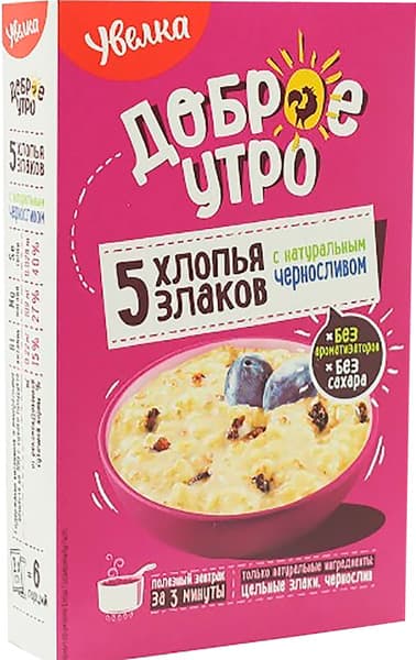 פתיתי 5 דגנים עם שזיף מיובש 240 גרם