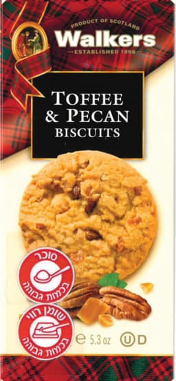 ווקרס עוגיות טופי פקאן 150 גרם