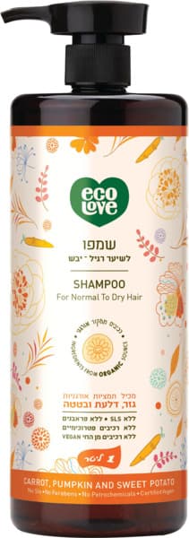 שמפו אקולאב 1ליטר שי