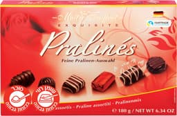 פרלינים מבחר שוקולד 180ג