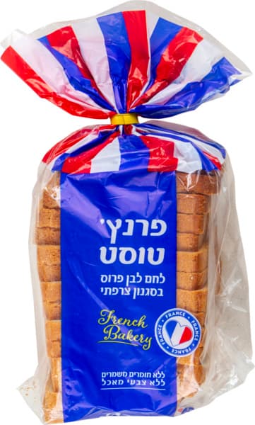 לחם  לבן פרוס בסגנון  צרפתי