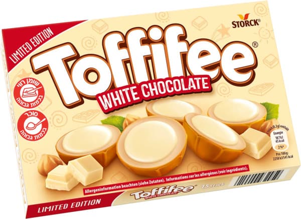 טופיפי שוקולד לבן 125 גרם