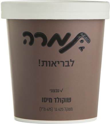 גלידה טבעונית שוקולד 475