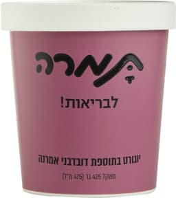 גלידת יוגורט דובדבני 475