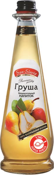 משקה מוגז אגס 500 מ"ל SAN SLAVIA