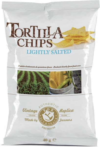 חטיף ציפס טורטילה במליחות מעודנת 40 גרם