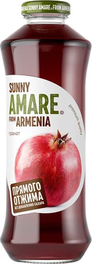 מיץ  רימונים 750 מ"ל  AMARE
