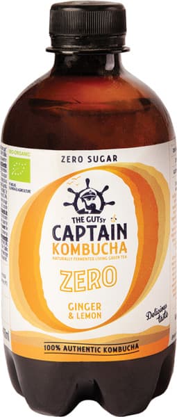 משקה אורגני ע"ב קמבוצה עם גינגר 400 מל