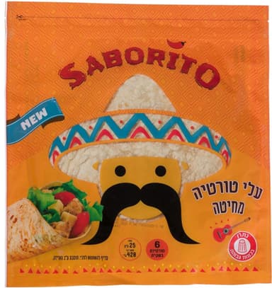 עלי טורטייה מקמח תירס 360 גרם