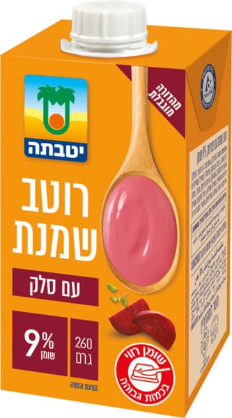 רוטב שמנת עם סלק9% 260ג