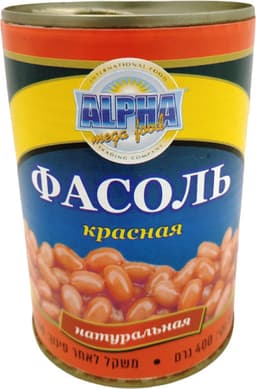 שעועית אדומה במי מלח