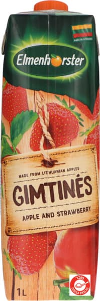 משקה קל תפוחי עץ ותות שדה 1 ל