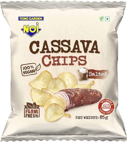 נואי-חטיף קסאווה צ’יפס עם מלח 85 גרם