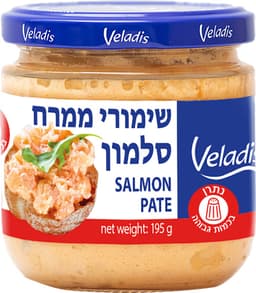 שימורי ממרח סלמון וולדיס 195 גר