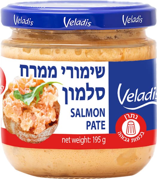 שימורי ממרח סלמון וולדיס 195 גר