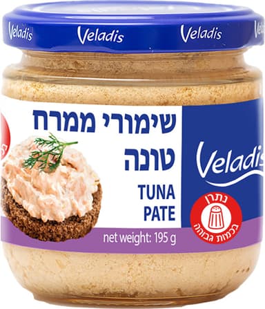שימורי ממרח טונה וולדיס 195 גר