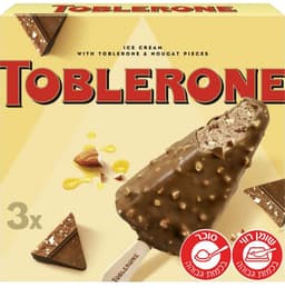 טובלרון גלידה מקל שלישיה 195 גרם
