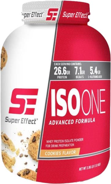 אבקת חלבון איזו 1 בטעם עוגיות 1.8 ק"ג