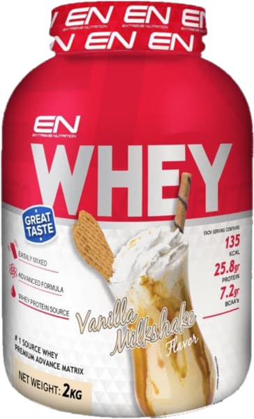 אבקת חלבון בטעם וניל אקסטרים 2 ק"ג