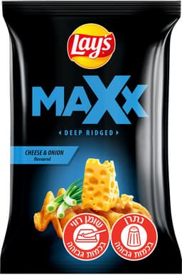 חטיפי תפ"א לייס בטעם גבינה ובצל 120 גרם