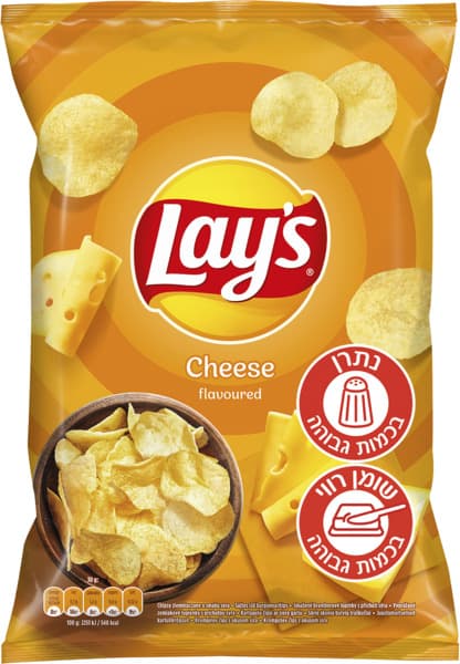 חטיפי תפ"א לייס בטעם גבינה 130 גרם