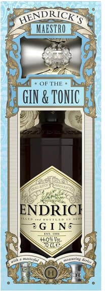 מארז גין הנדריקס פלוס גיגר 700 מ"ל