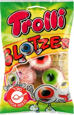 טרולי גלוזר ממתק גלי ממולא 75 גרם
