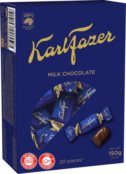 פייזר-פרליני שוקולד חלב 150 גר